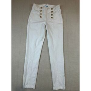 J.McLaughlin | Hastings Nautical Sailor Skinny Pants White | Women's 8